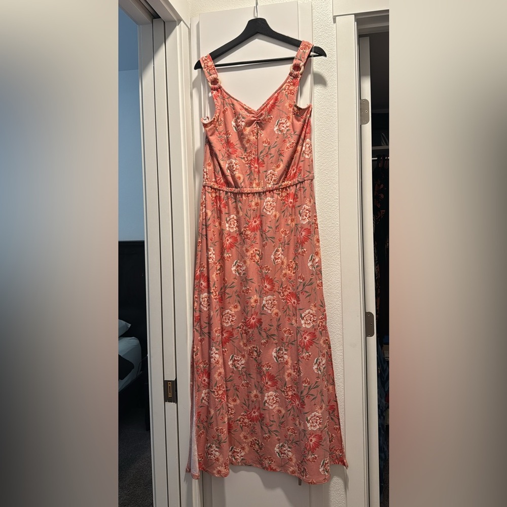 Derek Heart Pink Sleeveless Scoop Neck Sundress